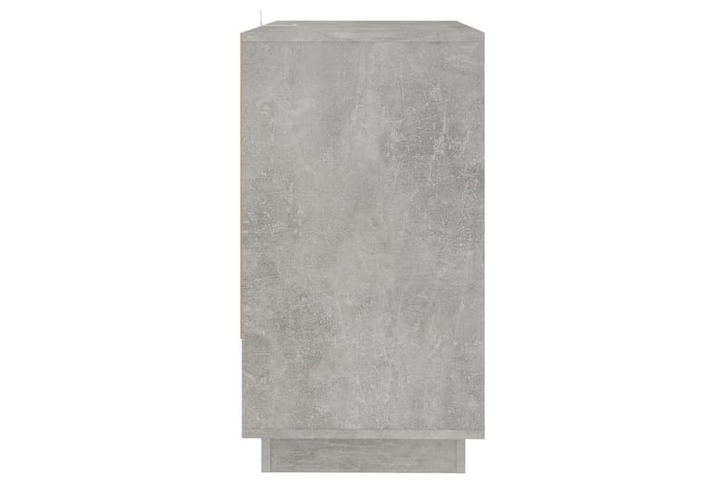 Skjenk betonggrå 70x41x75 cm sponplate - Grå - Sideboard & skjenk