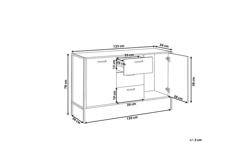Skjenk Boxler - Tre|Natur - Oppbevaring - Oppbevaringsmøbler - Sideboard & skjenk
