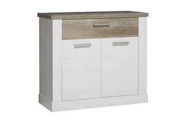 Skjenk Breage 41x101 cm - Brun | Hvit - Oppbevaring - Oppbevaringsmøbler - Sideboard & skjenk