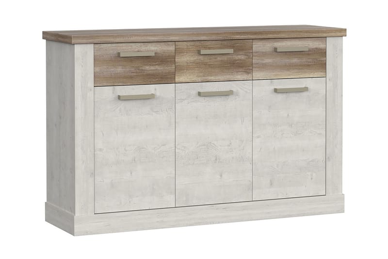 Skjenk Breage 41x141 cm - Brun / Hvit - Sideboard & skjenk