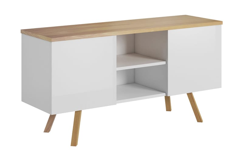 Skjenk Dino 115 cm - Hvit|Tre - Sideboard & skjenk