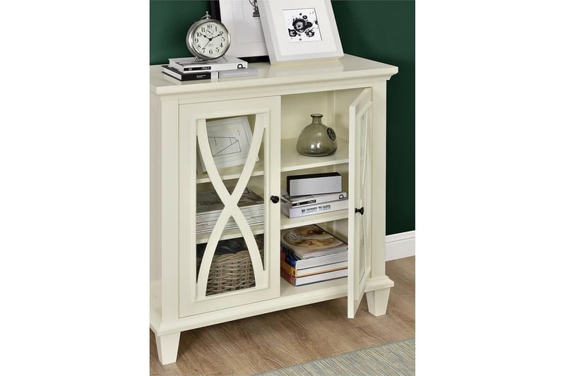 Skjenk Ellington 80x38 cm Hvit - Dorel Home - Sideboard & skjenk