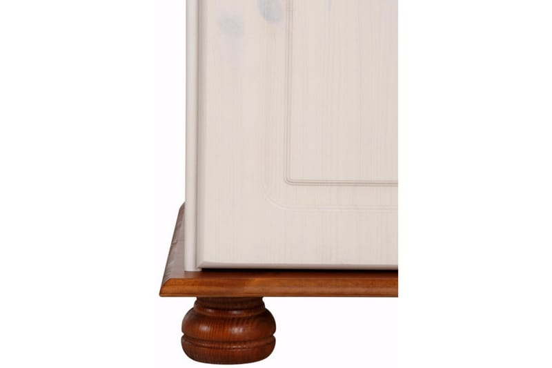 Skjenk Estinne 118 cm - Hvit|Brun - Oppbevaring - Oppbevaringsmøbler - Sideboard & skjenk
