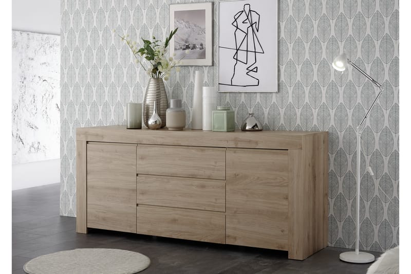 Skjenk Firenze 184 cm - Brun - Sideboard & skjenk