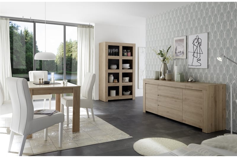 Skjenk Firenze 184 cm - Brun - Sideboard & skjenk