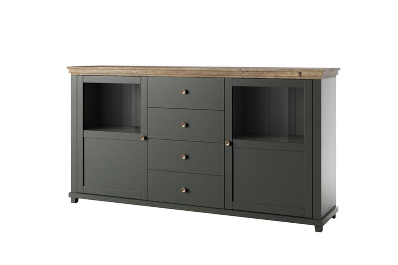 Skjenk Getafez 42x181 cm - Kaki / Natur - Sideboard & skjenk