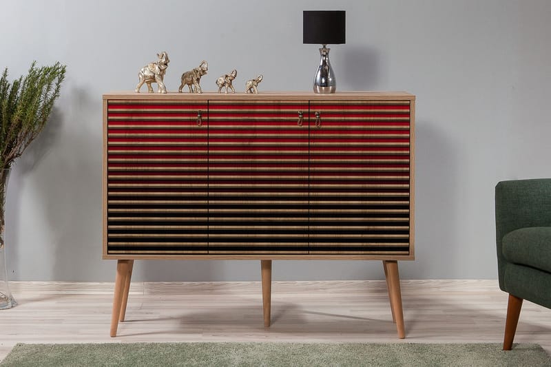 Skjenk Gillberga 120 cm - Brun - Oppbevaring - Oppbevaringsmøbler - Sideboard & skjenk