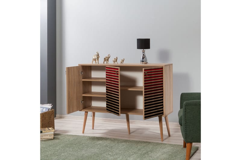Skjenk Gillberga 120 cm - Brun - Oppbevaring - Oppbevaringsmøbler - Sideboard & skjenk