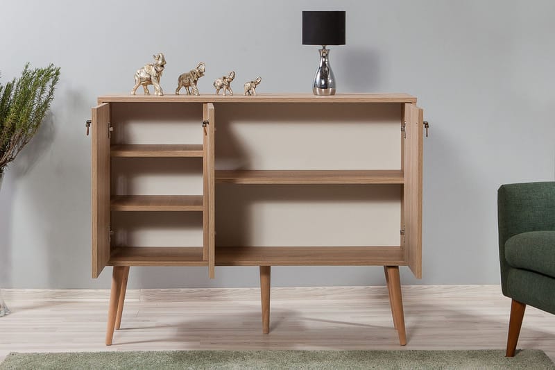 Skjenk Gillberga 120 cm - Brun - Oppbevaring - Oppbevaringsmøbler - Sideboard & skjenk