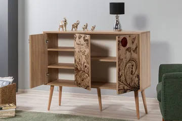 Skjenk Gillberga 120 cm - Brun - Oppbevaring - Oppbevaringsmøbler - Sideboard & skjenk