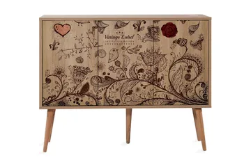 Skjenk Gillberga 120 cm - Brun - Oppbevaring - Oppbevaringsmøbler - Sideboard & skjenk