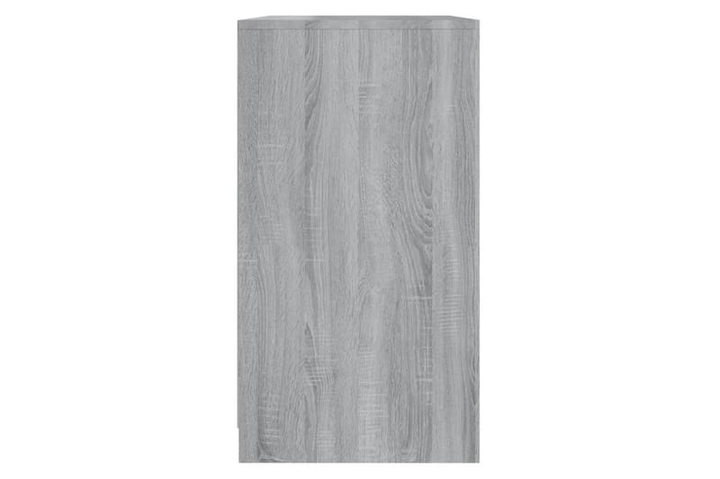 Skjenk grå sonoma eik 70x40,5x75 cm sponplate - Grå - Sideboard & skjenk