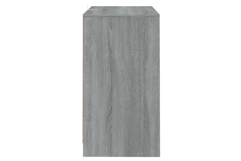 Skjenk grå sonoma eik 70x41x75 cm sponplate - Grå - Sideboard & skjenk