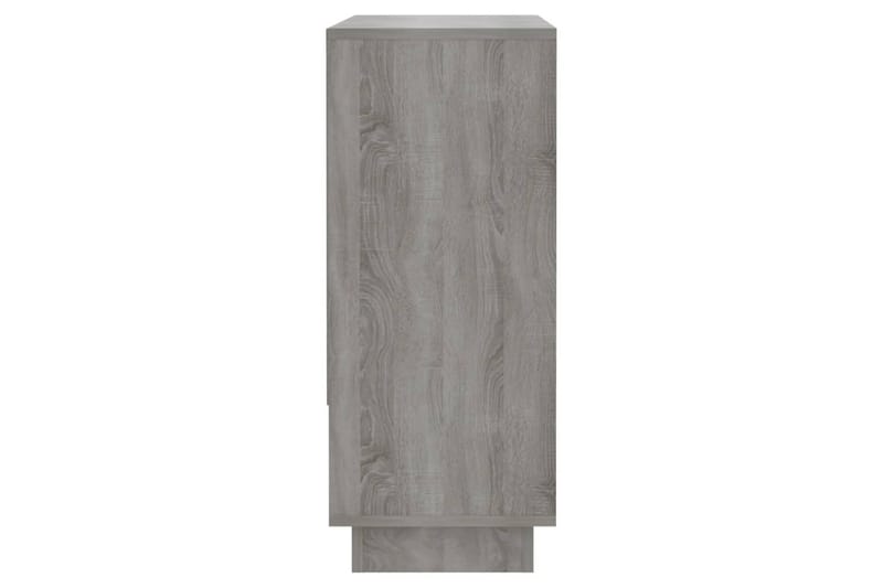 Skjenk grå sonoma eik 97x31x75 cm sponplate - Grå - Sideboard & skjenk