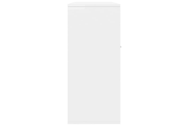 Skjenk høyglans hvit 88x30x70 cm sponplate - Sideboard & skjenk