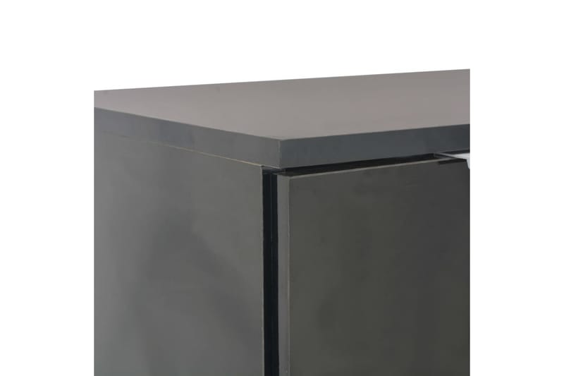 Skjenk høyglans svart 107x35x76 cm - Svart - Sideboard & skjenk