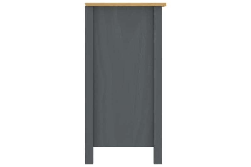 Skjenk Hill Range grå 125x40x80 cm heltre furu - Sideboard & skjenk