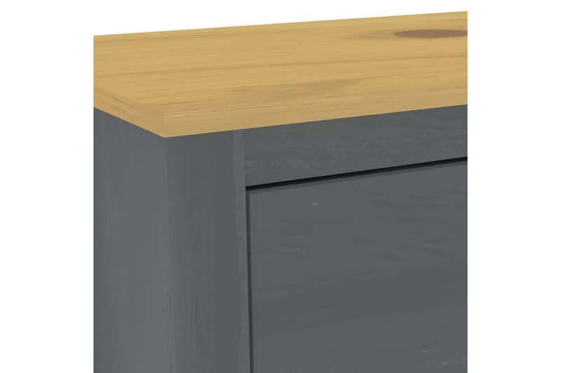 Skjenk Hill Range grå 125x40x80 cm heltre furu - Sideboard & skjenk