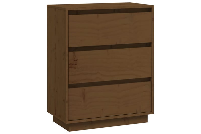 Skjenk honningbrun 60x34x75 cm heltre furu - Brun - Sideboard & skjenk