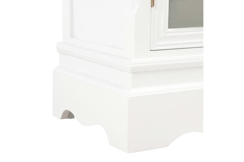 Skjenk hvit 70x28x70 cm heltre furu - Hvit - Sideboard & skjenk