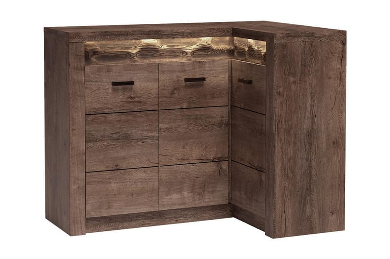 Skjenk Indianapolis 131x42x104 cm - Brun - Sideboard & skjenk