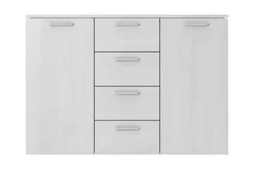 Skjenk Jorbes 38x132 cm - Askgrå | Hvit - Oppbevaring - Oppbevaringsmøbler - Sideboard & skjenk