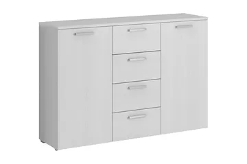 Skjenk Jorbes 38x132 cm - Askgrå | Hvit - Oppbevaring - Oppbevaringsmøbler - Sideboard & skjenk
