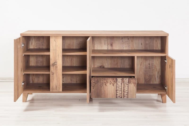 Skjenk Masako Bjørk/Sjø - Beige/Lysebrun - Sideboard & skjenk