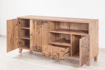 Skjenk Masako Blomstemønster - Brun - Oppbevaring - Oppbevaringsmøbler - Sideboard & skjenk