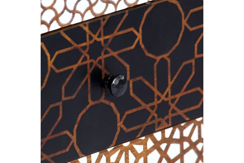 Skjenk med trykt mønster 90x30x70 cm heltre mango - Sideboard & skjenk