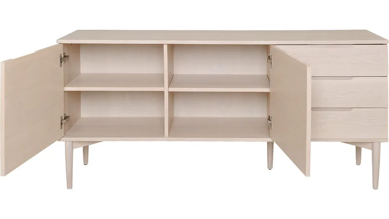 Skjenk Nordal 2+3 - Hvitpigmentert - Oppbevaring - Oppbevaringsmøbler - Sideboard & skjenk