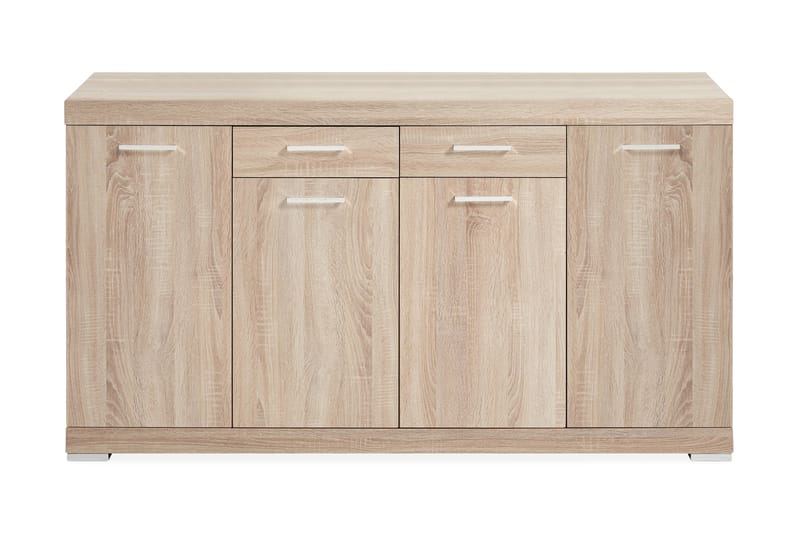 Skjenk Rhonda 160 cm Lav - Lys Eik - Sideboard & skjenk