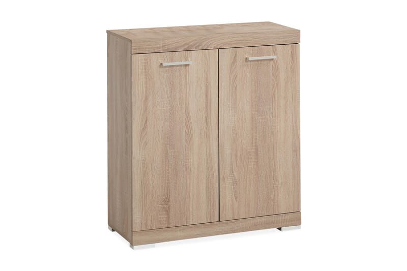 Skjenk Rhonda 80x90x35 cm 2 Luker - Lys Eik - Sideboard & skjenk