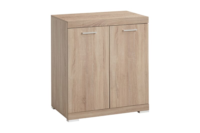 Skjenk Rhonda 80x90x50 cm 2 Luker - Lys Eik - Sideboard & skjenk