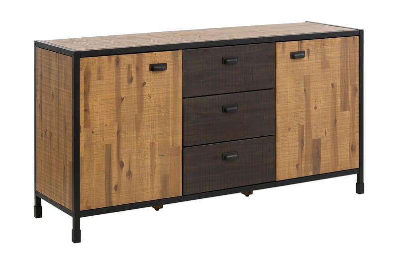 Skjenk Saigon 150 cm - Flerfarget|Akasie|Metall - Sideboard & skjenk