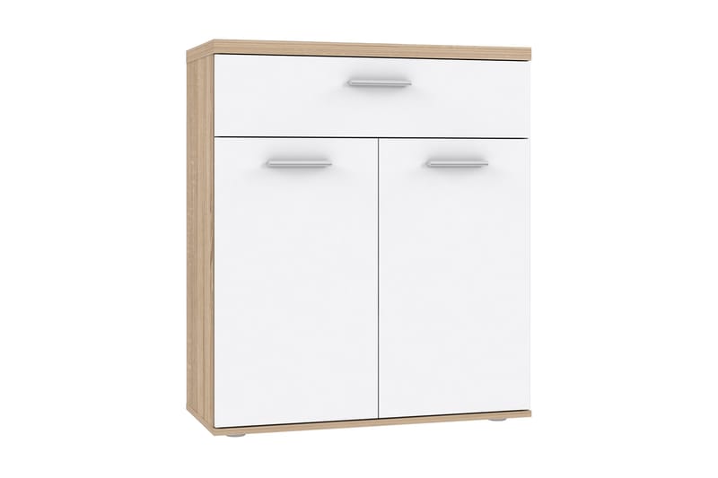 Skjenk Schappach 80x93 cm - Brun | Hvit - Sideboard & skjenk