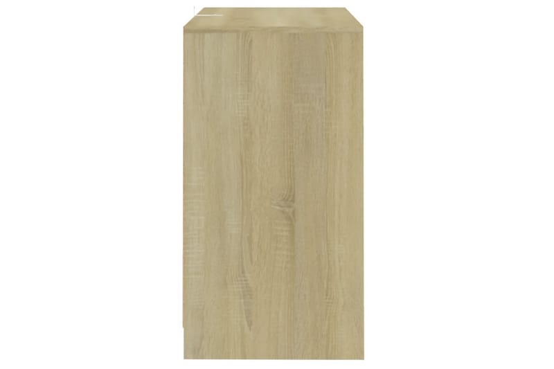 Skjenk sonoma eik 70x41x75 cm sponplate - Brun - Sideboard & skjenk