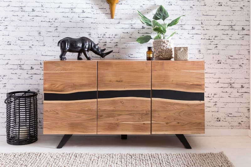 Skjenk Stammler 148x43 cm - Brun - Oppbevaring - Oppbevaringsmøbler - Sideboard & skjenk