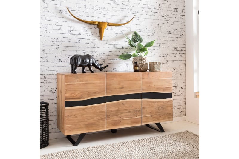 Skjenk Stammler 148x43 cm - Brun - Oppbevaring - Oppbevaringsmøbler - Sideboard & skjenk