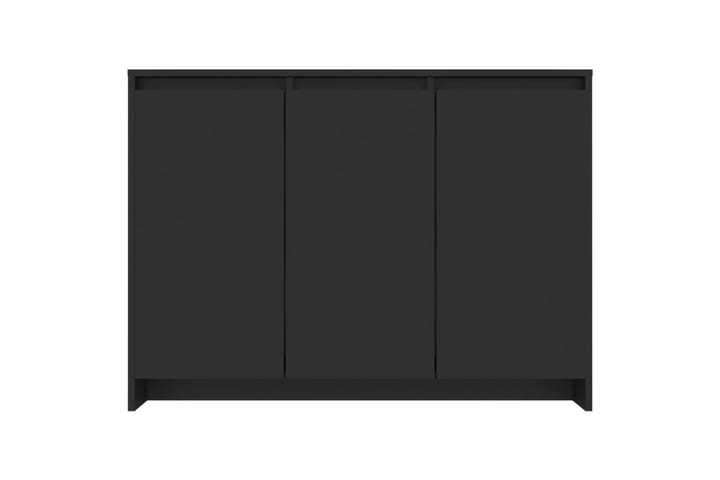 Skjenk svart 102x33x75 cm sponplate - Svart - Sideboard & skjenk
