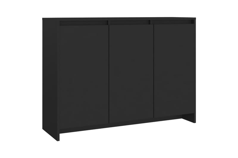Skjenk svart 102x33x75 cm sponplate - Svart - Sideboard & skjenk