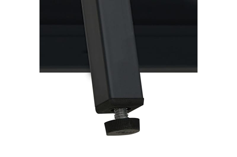Skjenk svart 38x35x70 cm stål og glass - Svart - Sideboard & skjenk