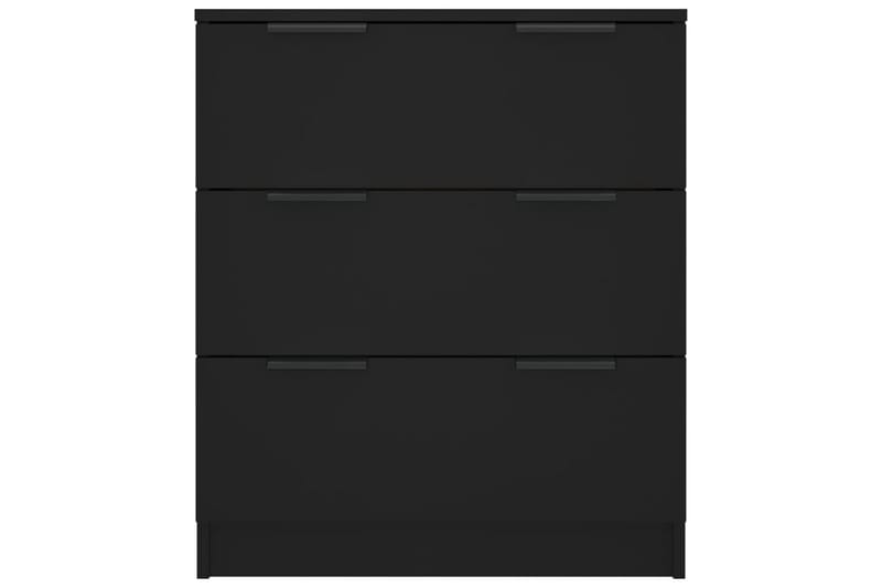 Skjenk svart 60x30x70 cm konstruert tre - Svart - Sideboard & skjenk