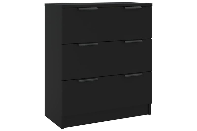 Skjenk svart 60x30x70 cm konstruert tre - Svart - Sideboard & skjenk