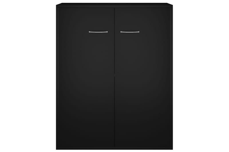 Skjenk svart 60x30x75 cm sponplate - Sideboard & skjenk