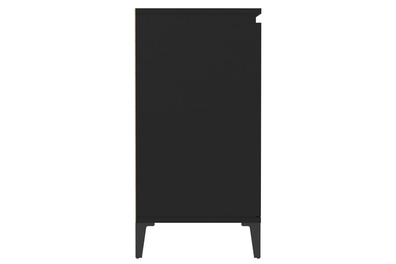 Skjenk svart 60x35x70 cm sponplate - Svart - Sideboard & skjenk