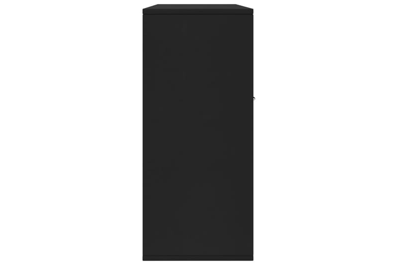 Skjenk svart 88x30x70 cm sponplate - Sideboard & skjenk