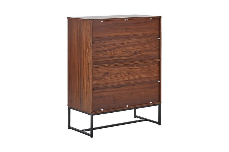 Skjenk Tajarja 76x39 cm - Mørkebrun/Hvit - Sideboard & skjenk