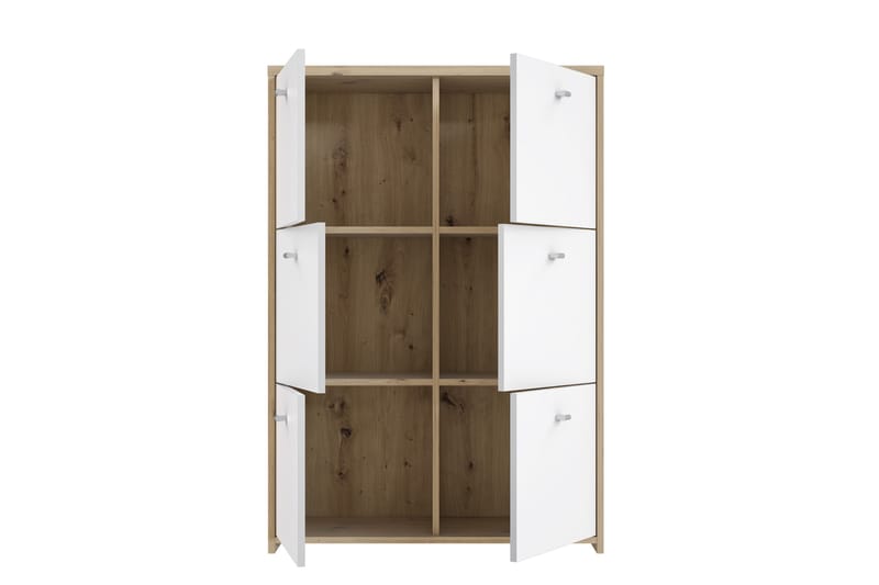 Skjenk Toledor 113x77 cm - Brun / Hvit - Oppbevaring - Oppbevaringsmøbler - Sideboard & skjenk