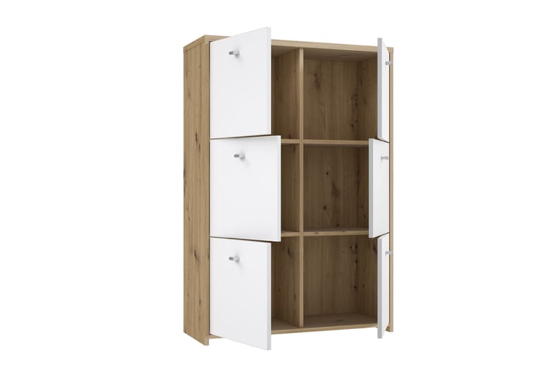 Skjenk Toledor 113x77 cm - Brun / Hvit - Oppbevaring - Oppbevaringsmøbler - Sideboard & skjenk